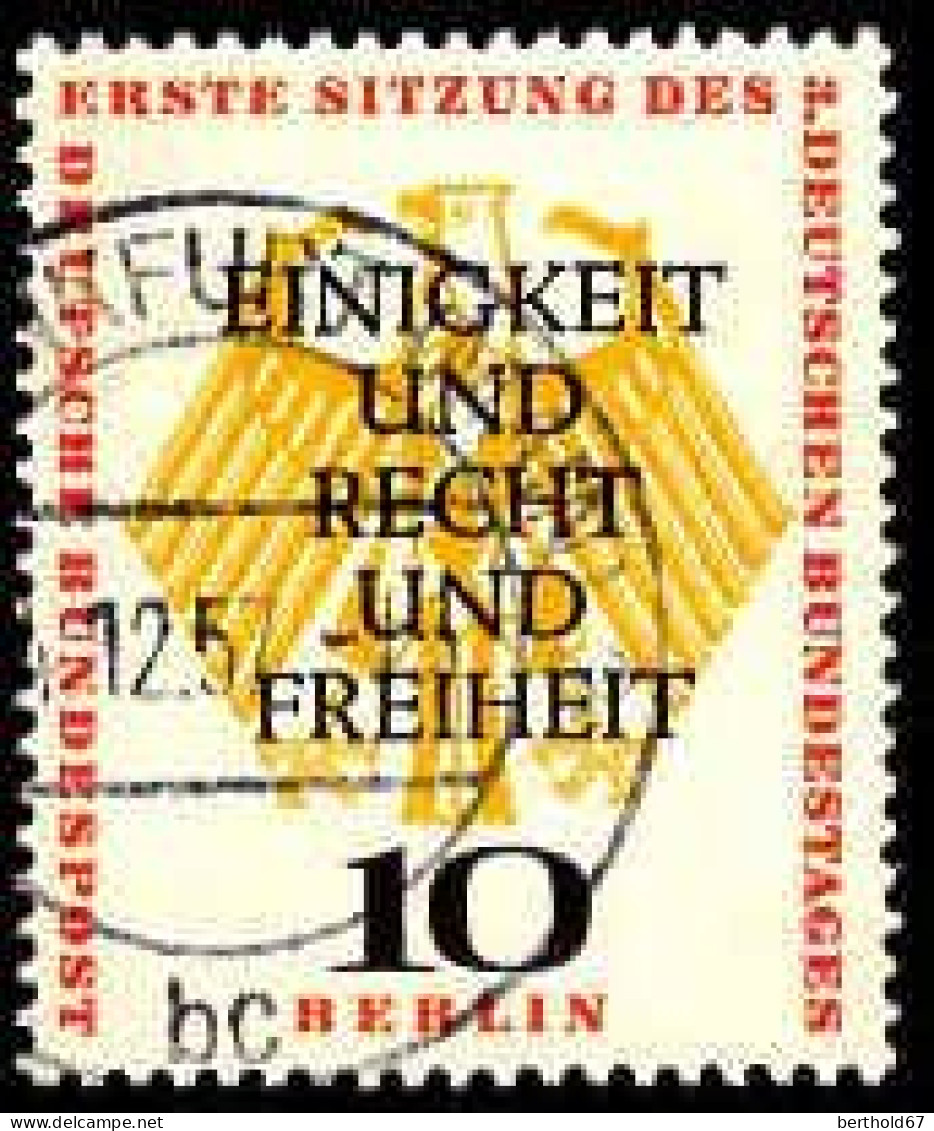 Berlin Poste Obl Yv:154/155 1.Réunion Des Trois Diètes Fédérale à Berlin (TB Cachet Rond) - Gebruikt