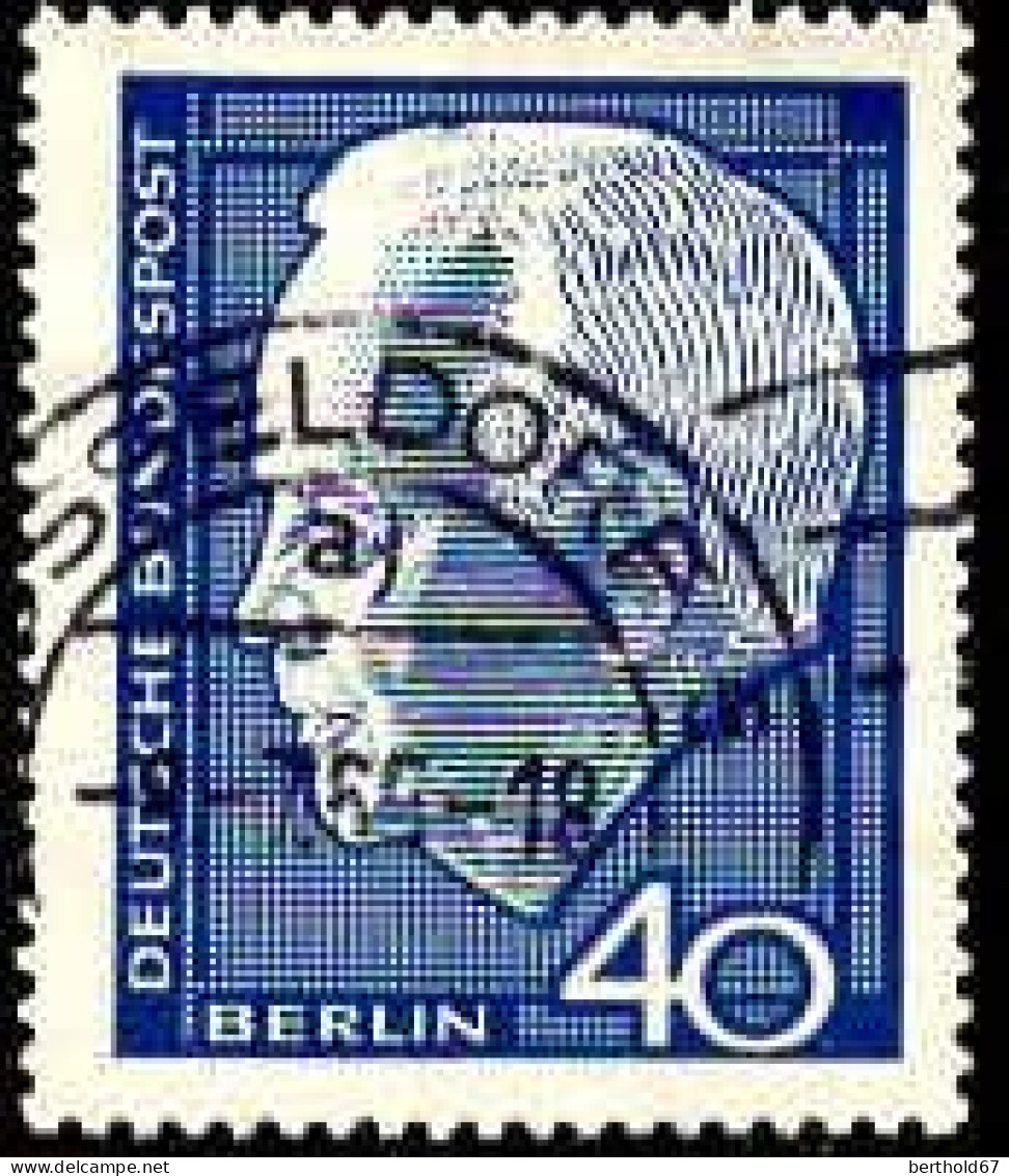 Berlin Poste Obl Yv:211/212 Bundespräsident Heinrich Lübke (Beau Cachet Rond) - Oblitérés