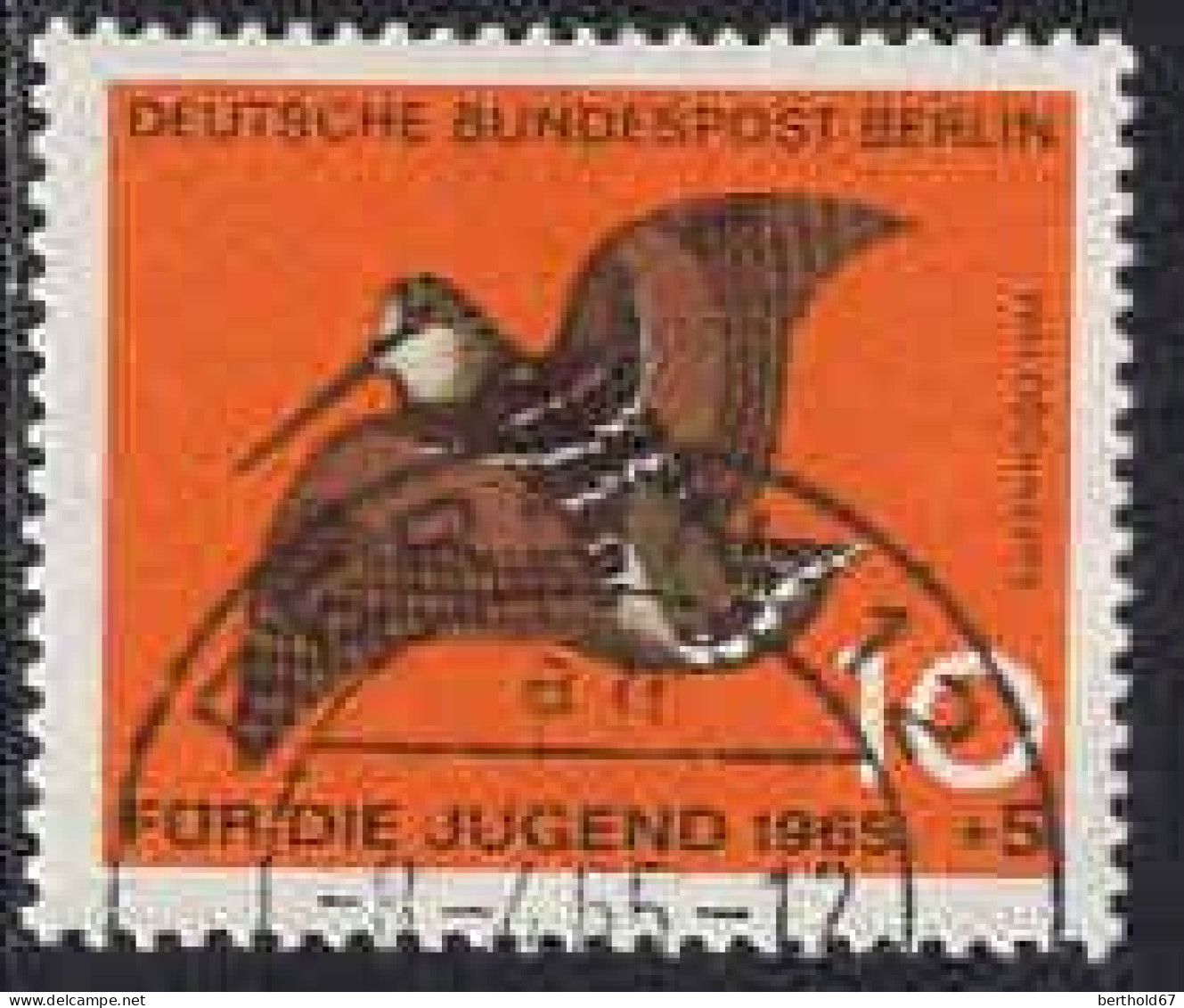 Berlin Poste Obl Yv:226/229 Pour La Jeunesse Gibier à Plumes - Used Stamps