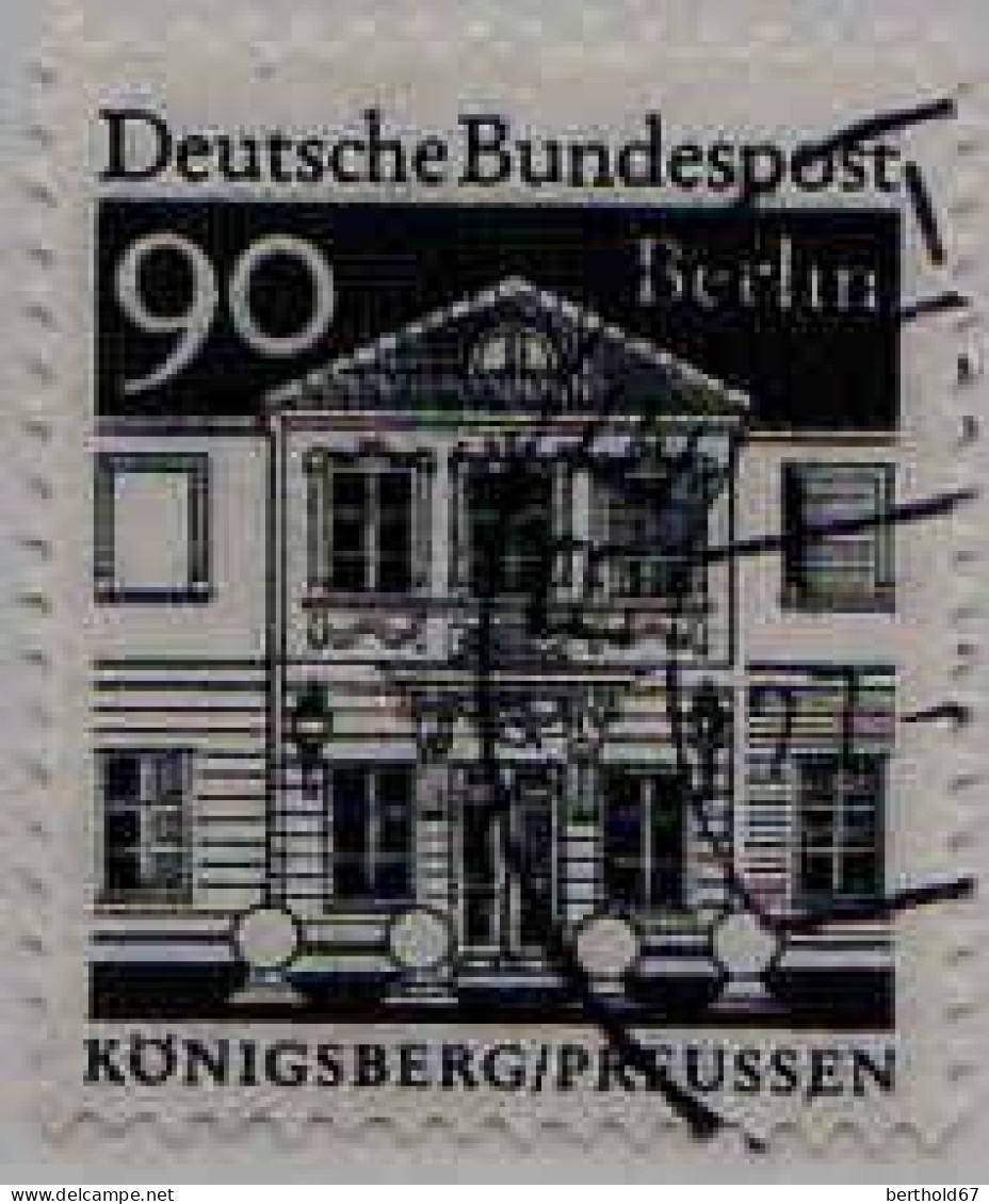 Berlin Poste Obl Yv:246/252 Edifices Allemands (Belle Obl.mécanique) - Gebraucht