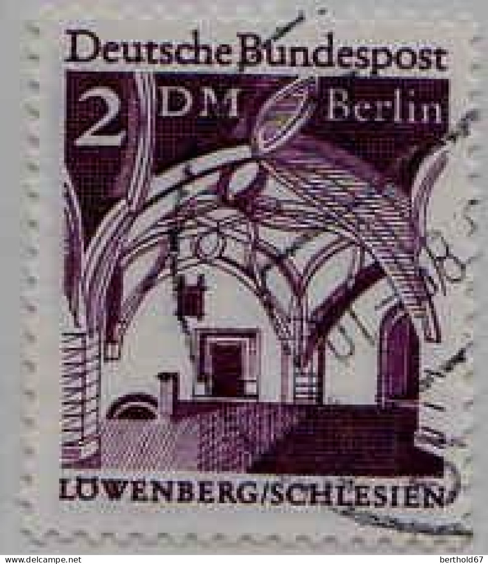 Berlin Poste Obl Yv:246/252 Edifices allemands (Belle Obl.mécanique)