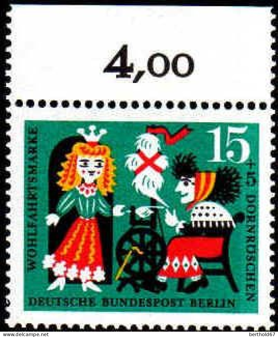 Berlin Poste N** Yv:214/217 Wohlfahrtsmarke Contes Des Frères Grimm Bord De Feuille - Unused Stamps