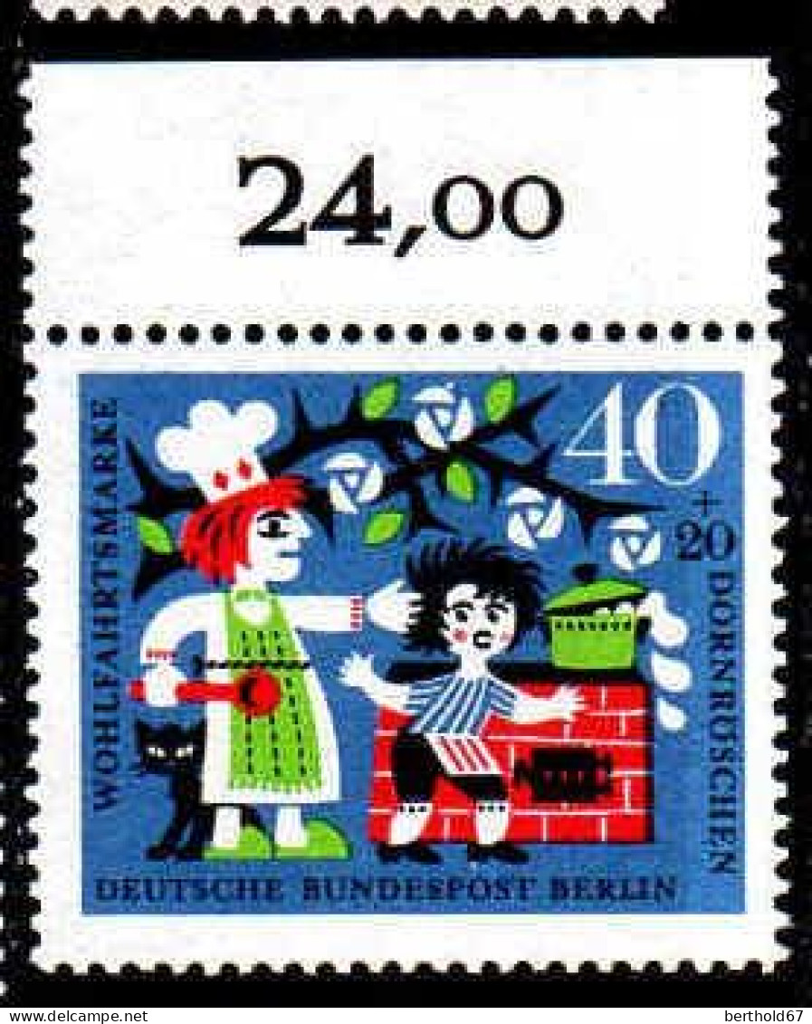 Berlin Poste N** Yv:214/217 Wohlfahrtsmarke Contes Des Frères Grimm Bord De Feuille - Unused Stamps