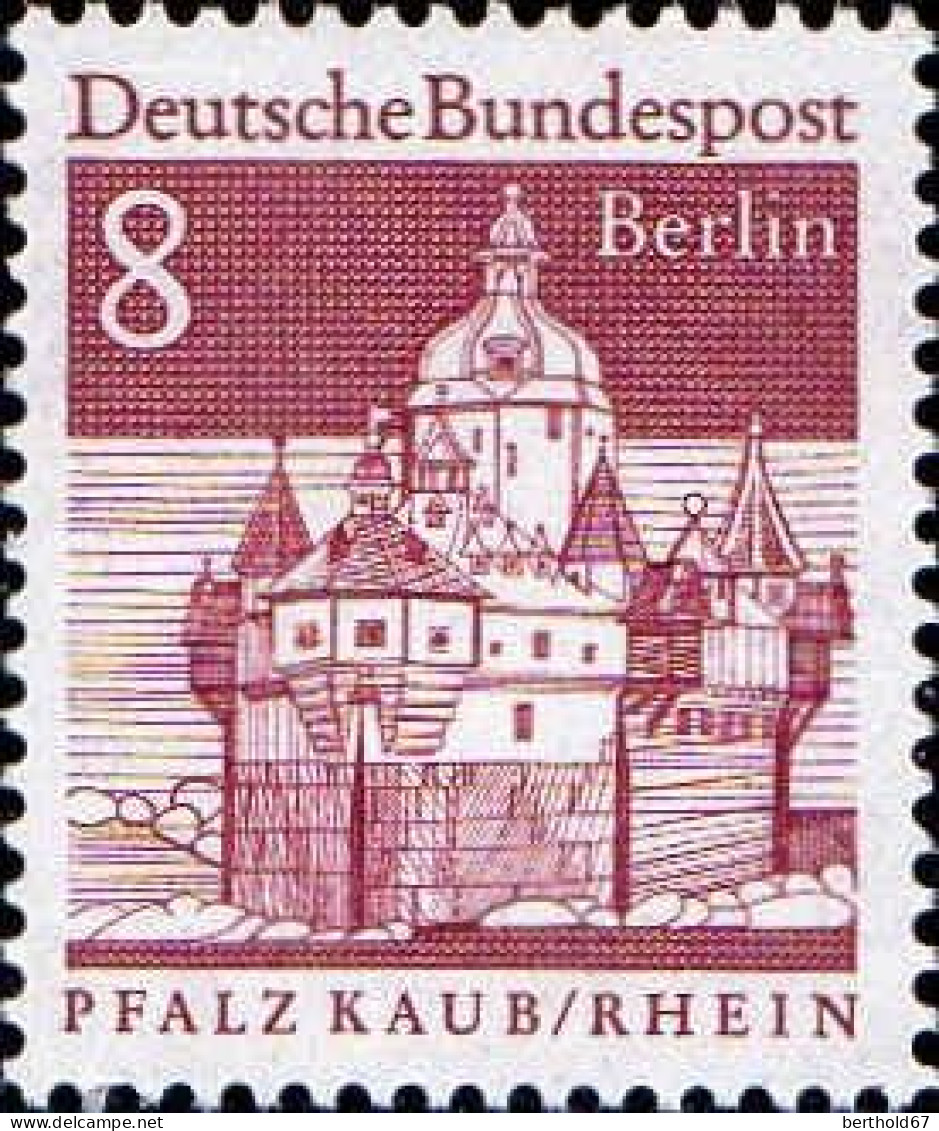 Berlin Poste N** Yv:246/252 Edifices Allemands - Unused Stamps