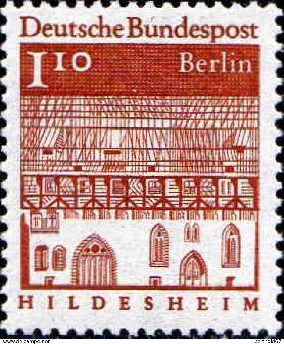 Berlin Poste N** Yv:246/252 Edifices allemands