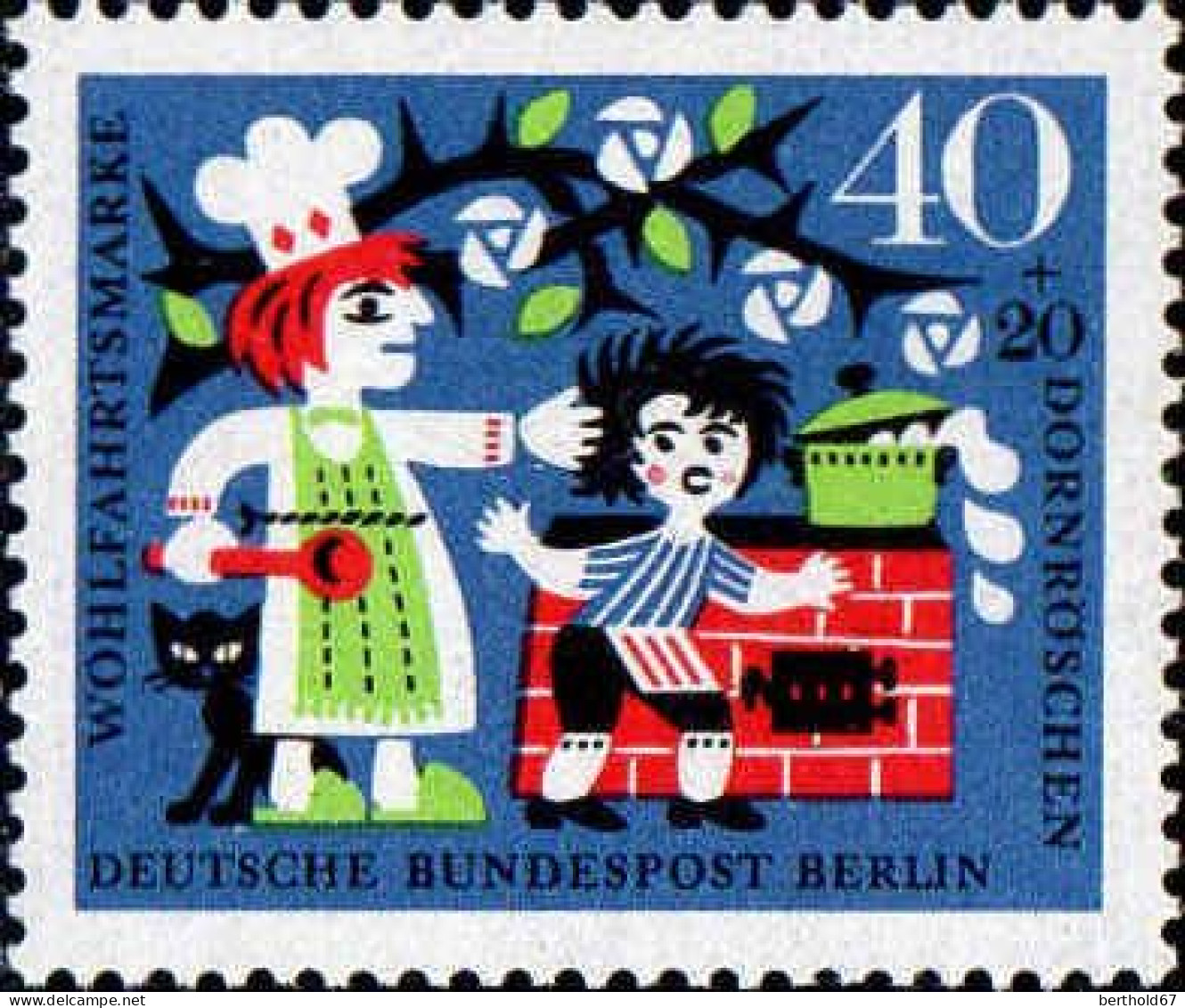 Berlin Poste N** Yv:214/217 Wohlfahrtsmarke Contes Des Frères Grimm - Unused Stamps