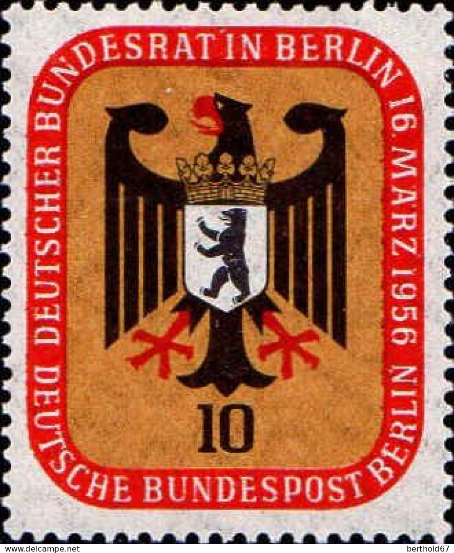 Berlin Poste N** Yv:121/122 Session Du Bundesrat à Berlin - Unused Stamps