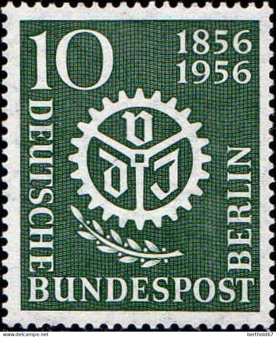 Berlin Poste N** Yv:123/124 Centenaire De L'Association Nationale Des Ingénieurs - Unused Stamps