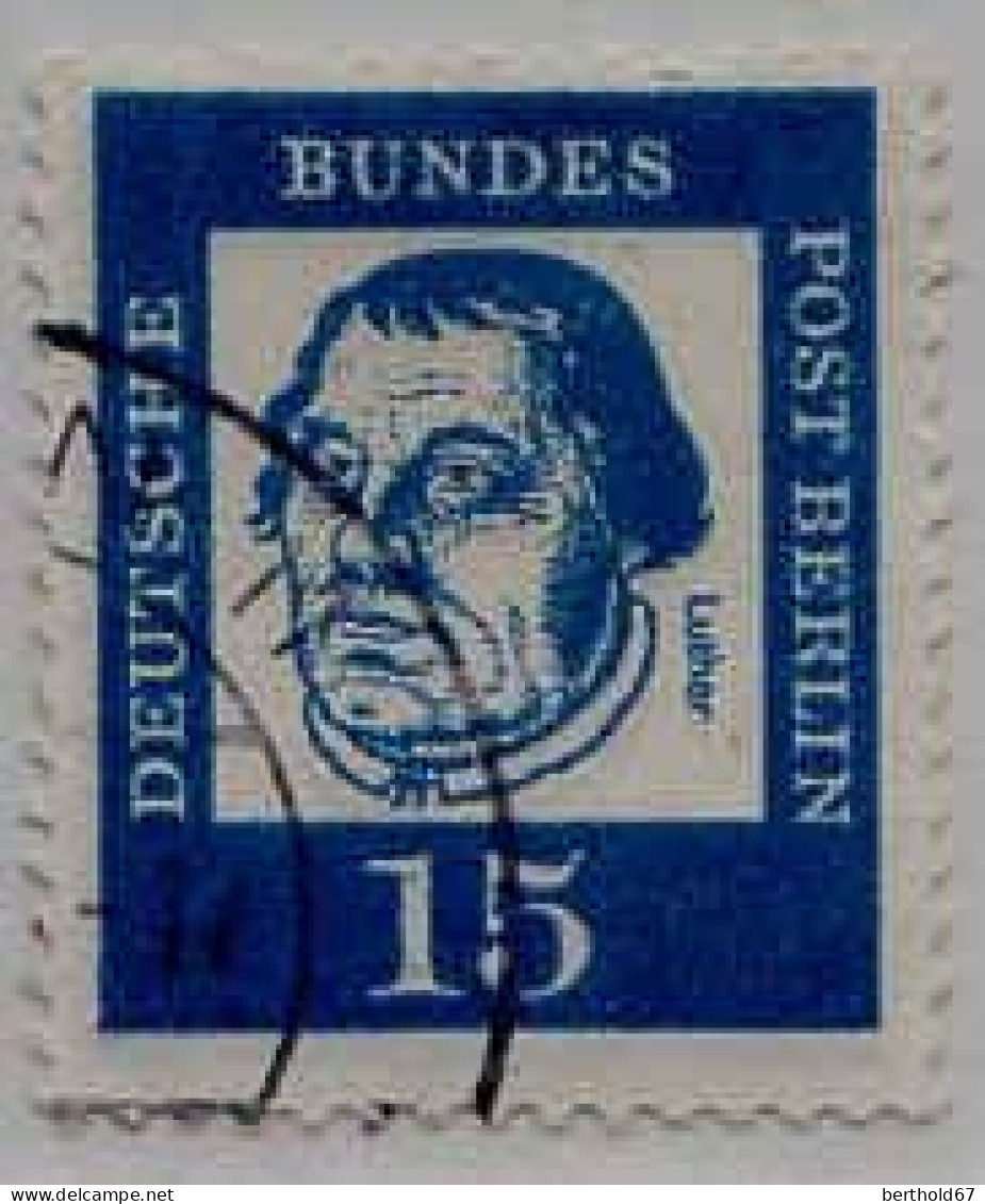 Berlin Poste Obl Yv:178/192 Allemands Célèbres (cachet Rond) - Gebruikt