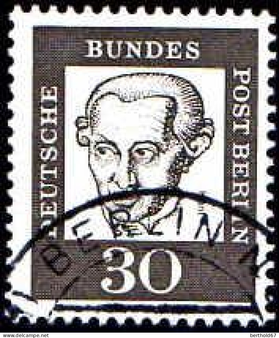 Berlin Poste Obl Yv:178/192 Allemands célèbres (cachet rond)