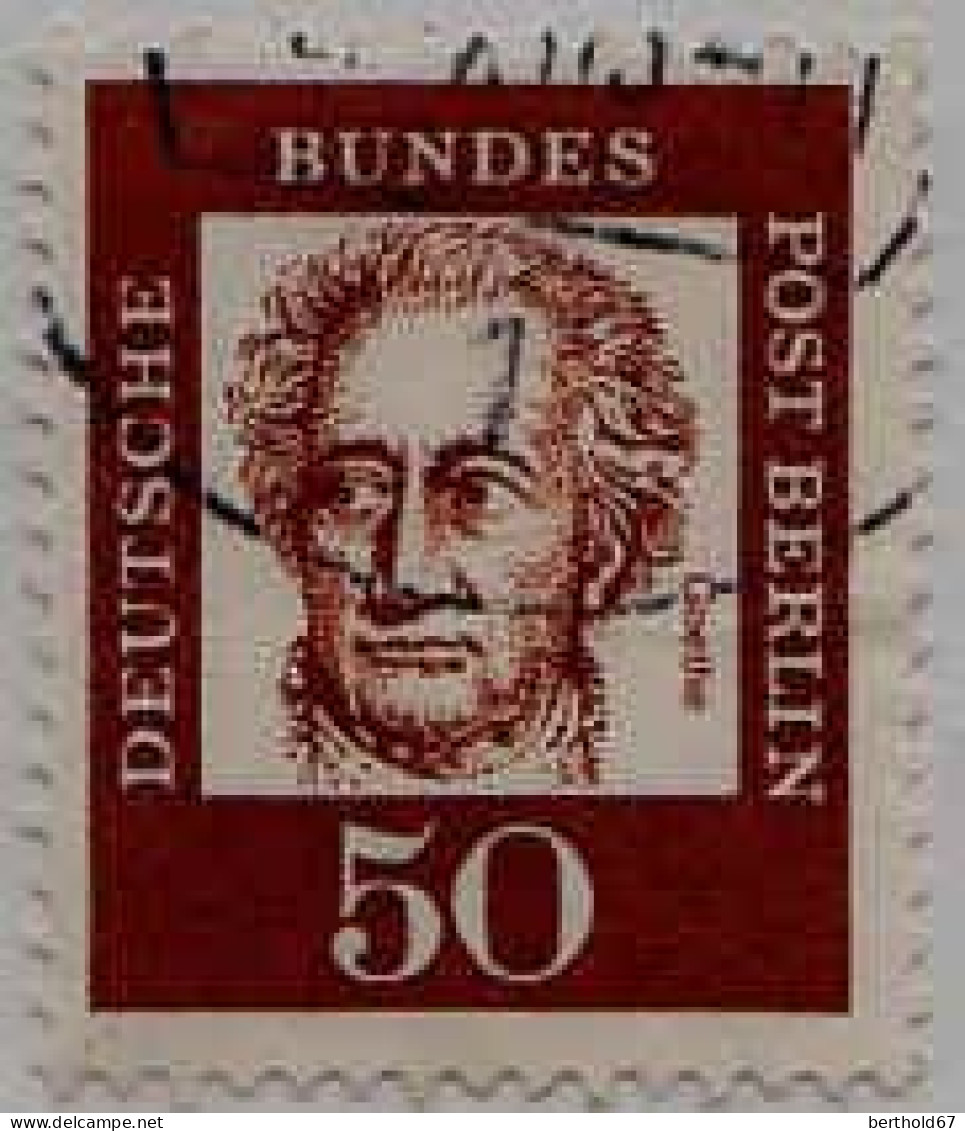 Berlin Poste Obl Yv:178/192 Allemands célèbres (cachet rond)