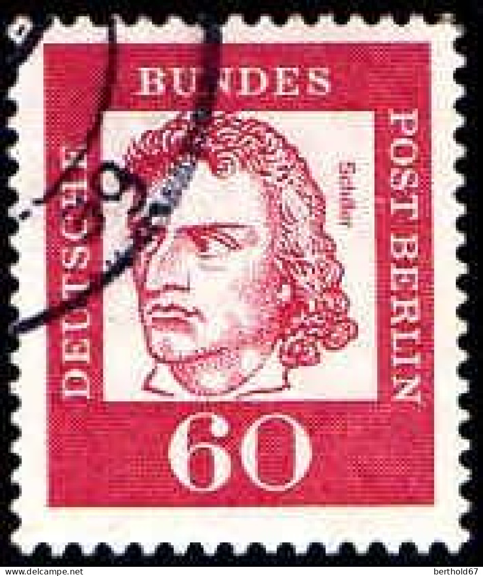 Berlin Poste Obl Yv:178/192 Allemands célèbres (cachet rond)