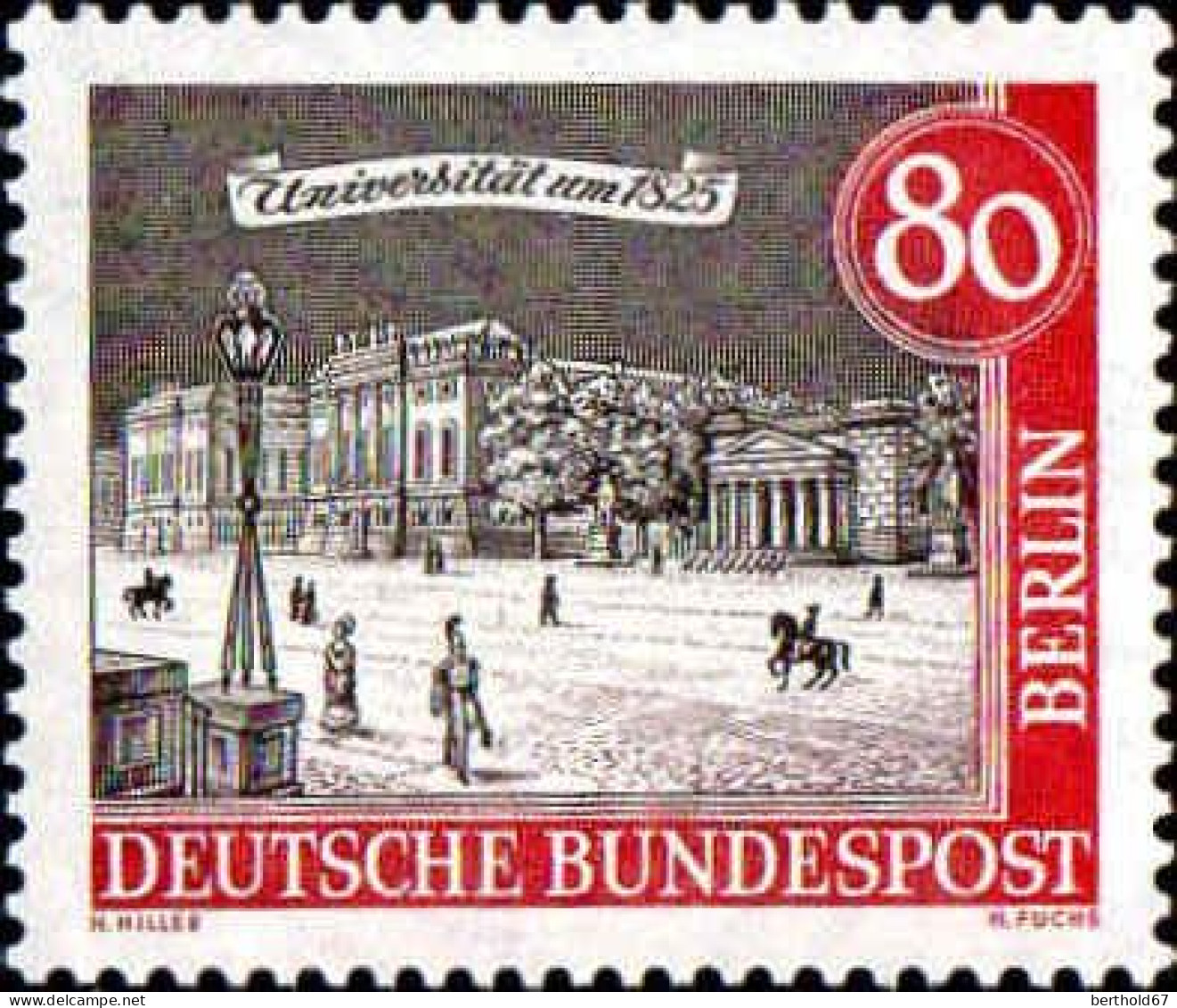 Berlin Poste N** Yv:196/207 Vieux Berlin