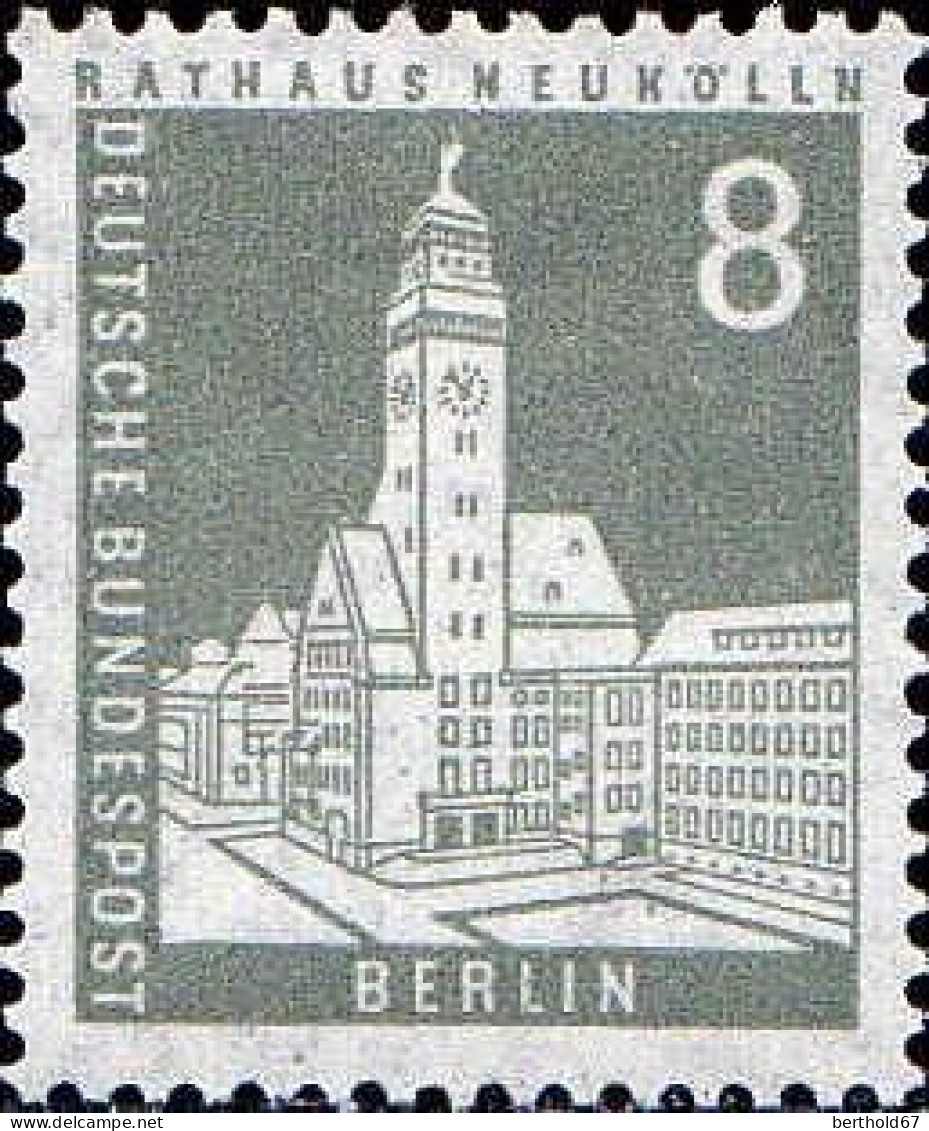 Berlin Poste N** Yv:125/135A Monuments De Berlin 3.Serie - Unused Stamps