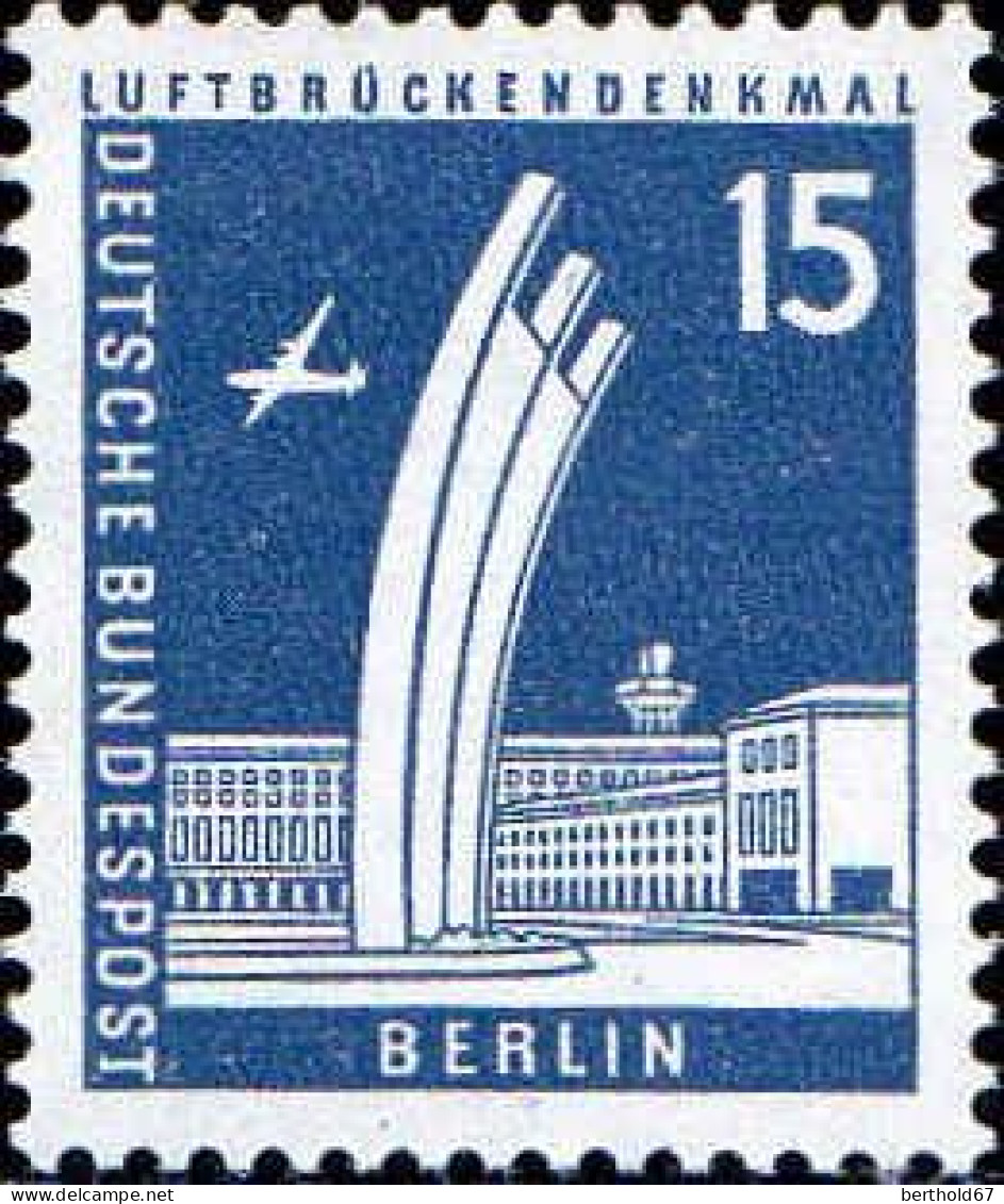 Berlin Poste N** Yv:125/135A Monuments de Berlin 3.Serie