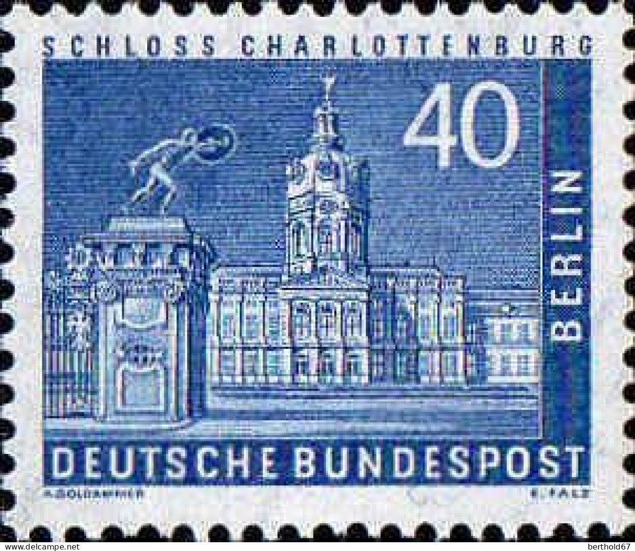 Berlin Poste N** Yv:125/135A Monuments de Berlin 3.Serie