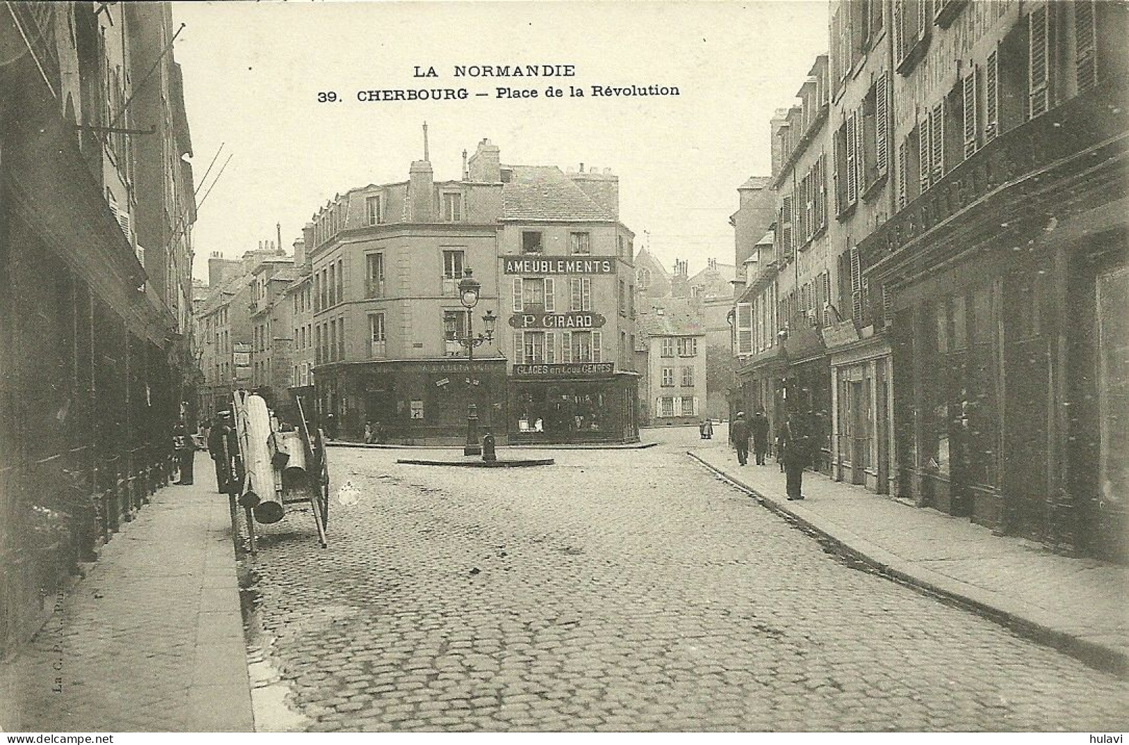 50  CHERBOURG - PLACE DE LA REVOLUTION (ref 8509) - Cherbourg