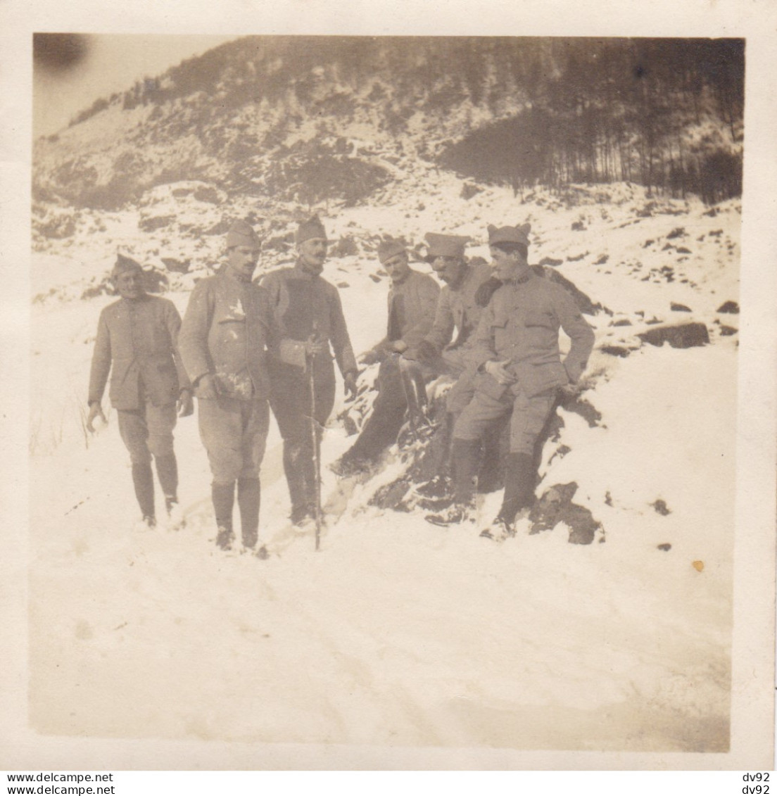 HAUT RHIN MILITAIRES AU LAC DE SEWEN HAUTE ALSACE - Guerre, Militaire