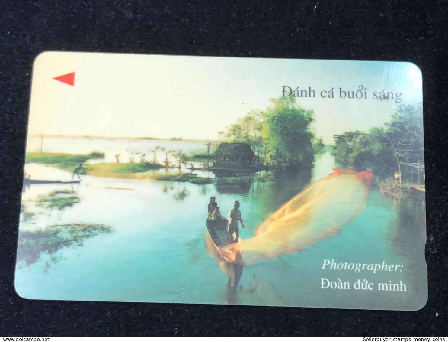 Card Phonekad Vietnam(fishing- 60 000dong-1997)-1pcs - Viêt-Nam