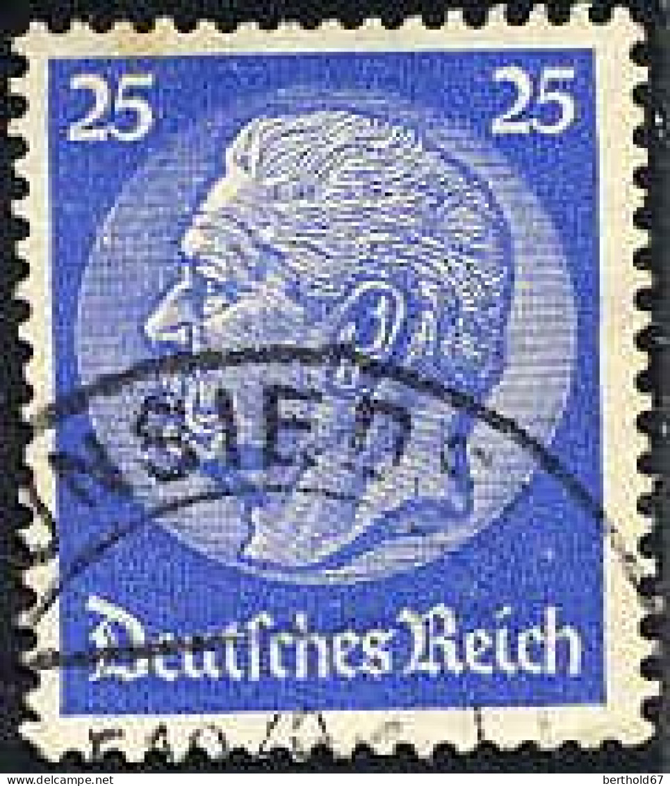 Allemagne Poste Obl Yv:493 Mi:522 Paul Von Hindenburg (Beau Cachet Rond) - Gebraucht