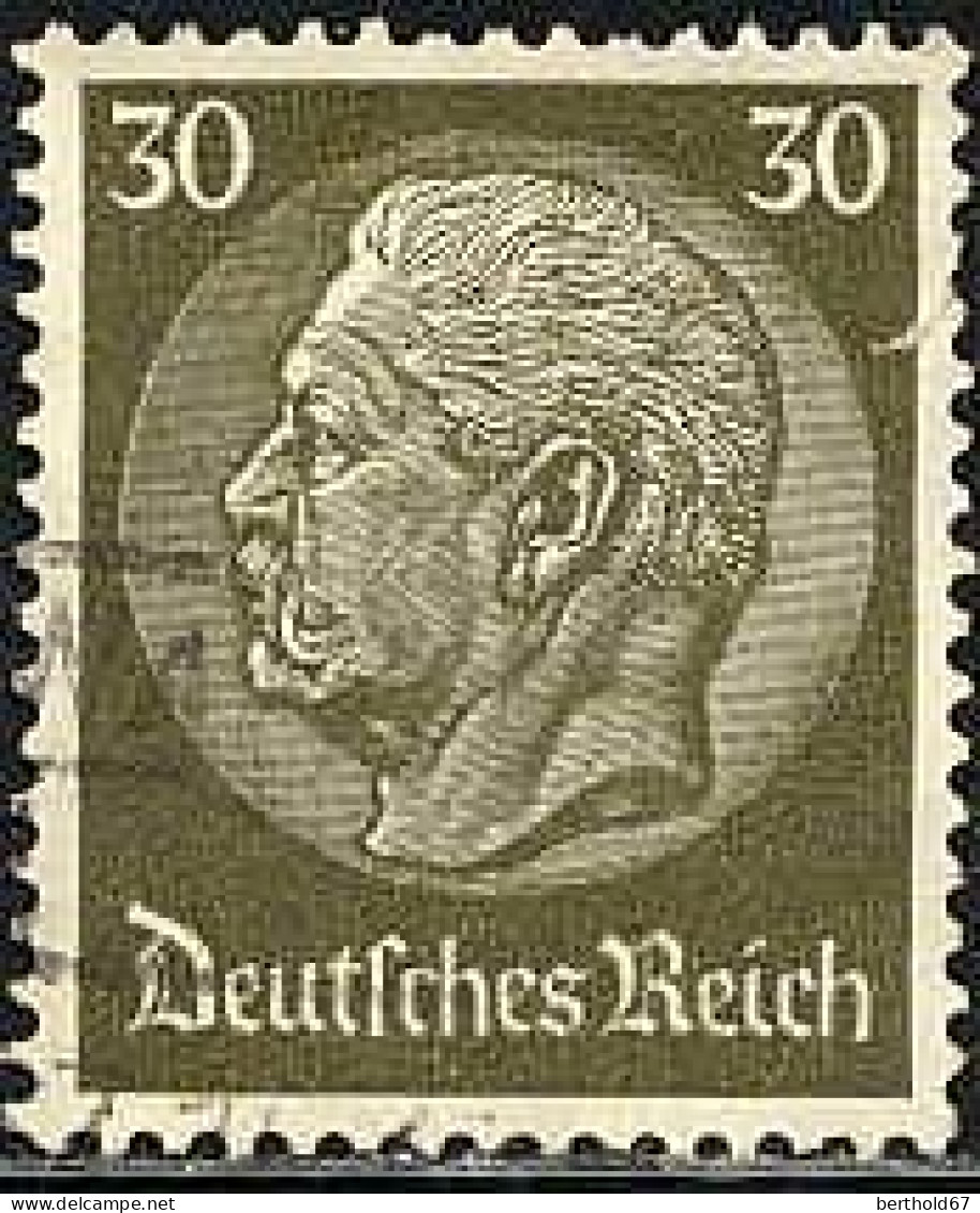 Allemagne Poste Obl Yv:494 Mi:523 Paul Von Hindenburg (cachet Rond) - Used Stamps