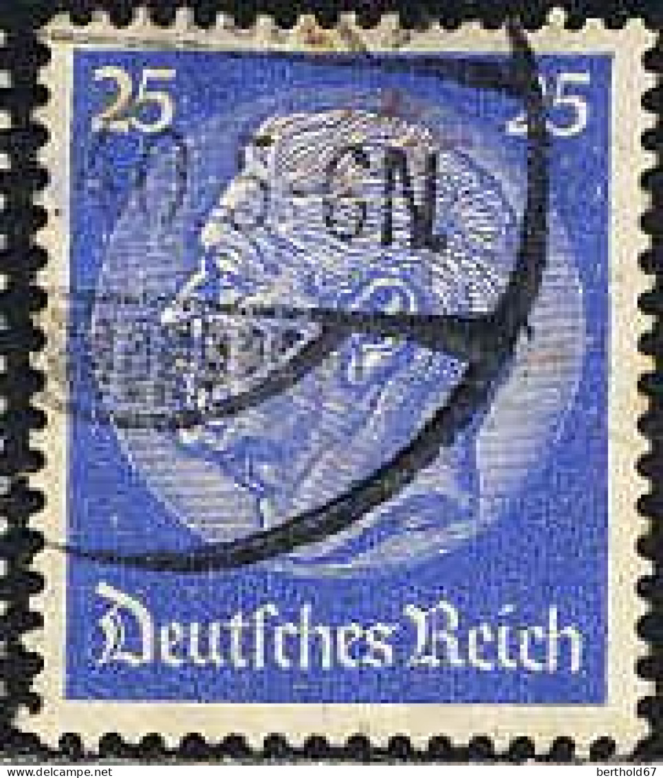 Allemagne Poste Obl Yv:493 Mi:522 Paul Von Hindenburg (cachet Rond) - Gebruikt