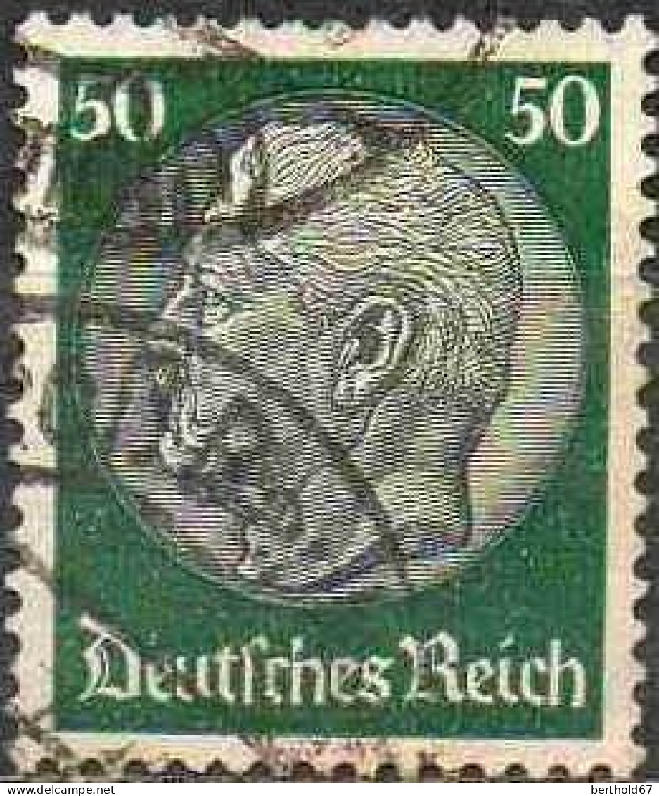 Allemagne Poste Obl Yv:496 Mi:525 Paul Von Hindenburg (Beau Cachet Rond) - Oblitérés