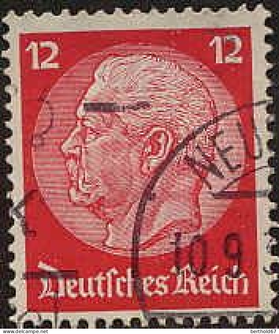 Allemagne Poste Obl Yv:490 Mi:519 Paul Von Hindenburg (TB Cachet Rond) - Oblitérés