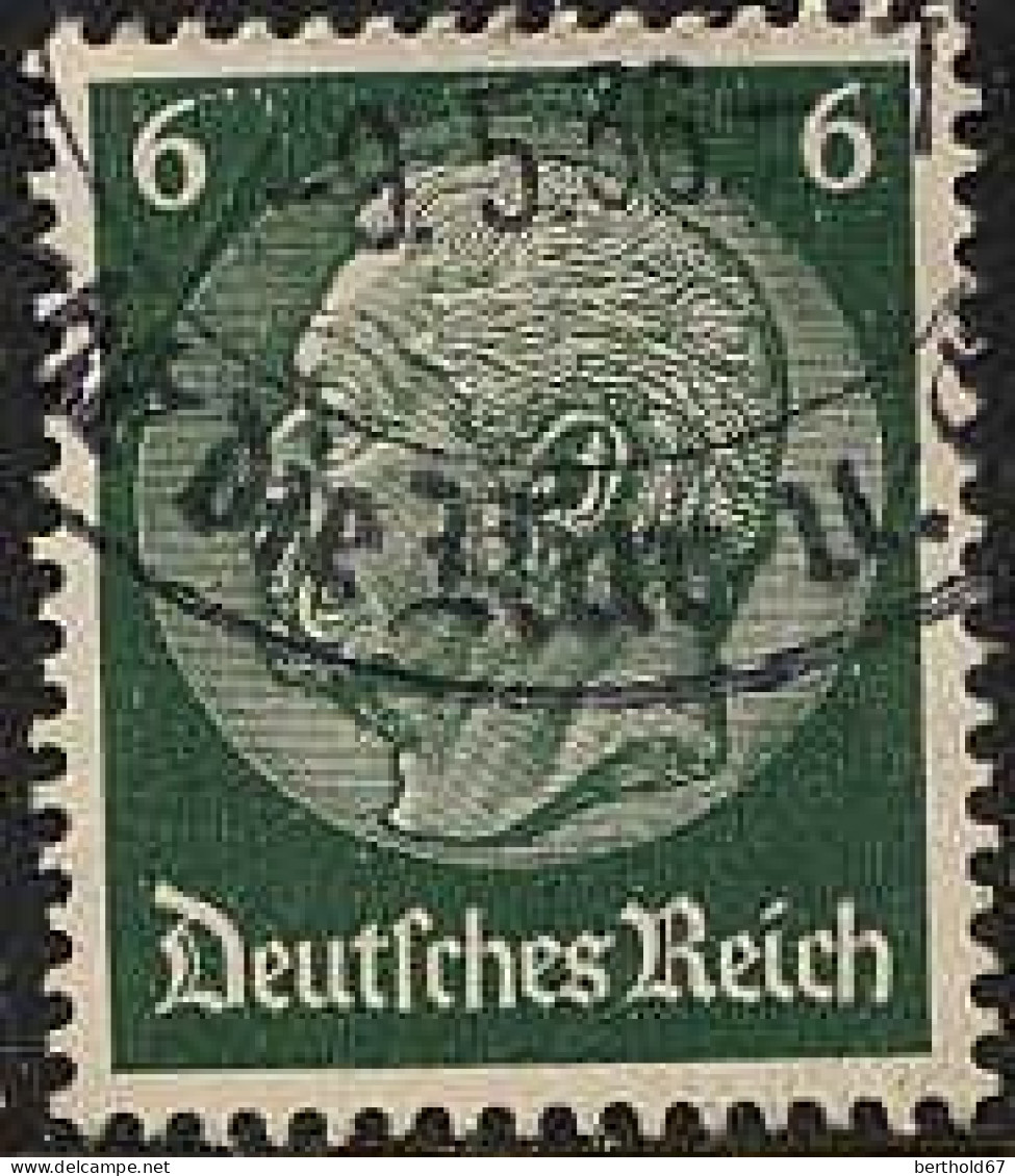 Allemagne Poste Obl Yv:487 Mi:516 Paul Von Hindenburg (TB Cachet Rond) - Gebruikt