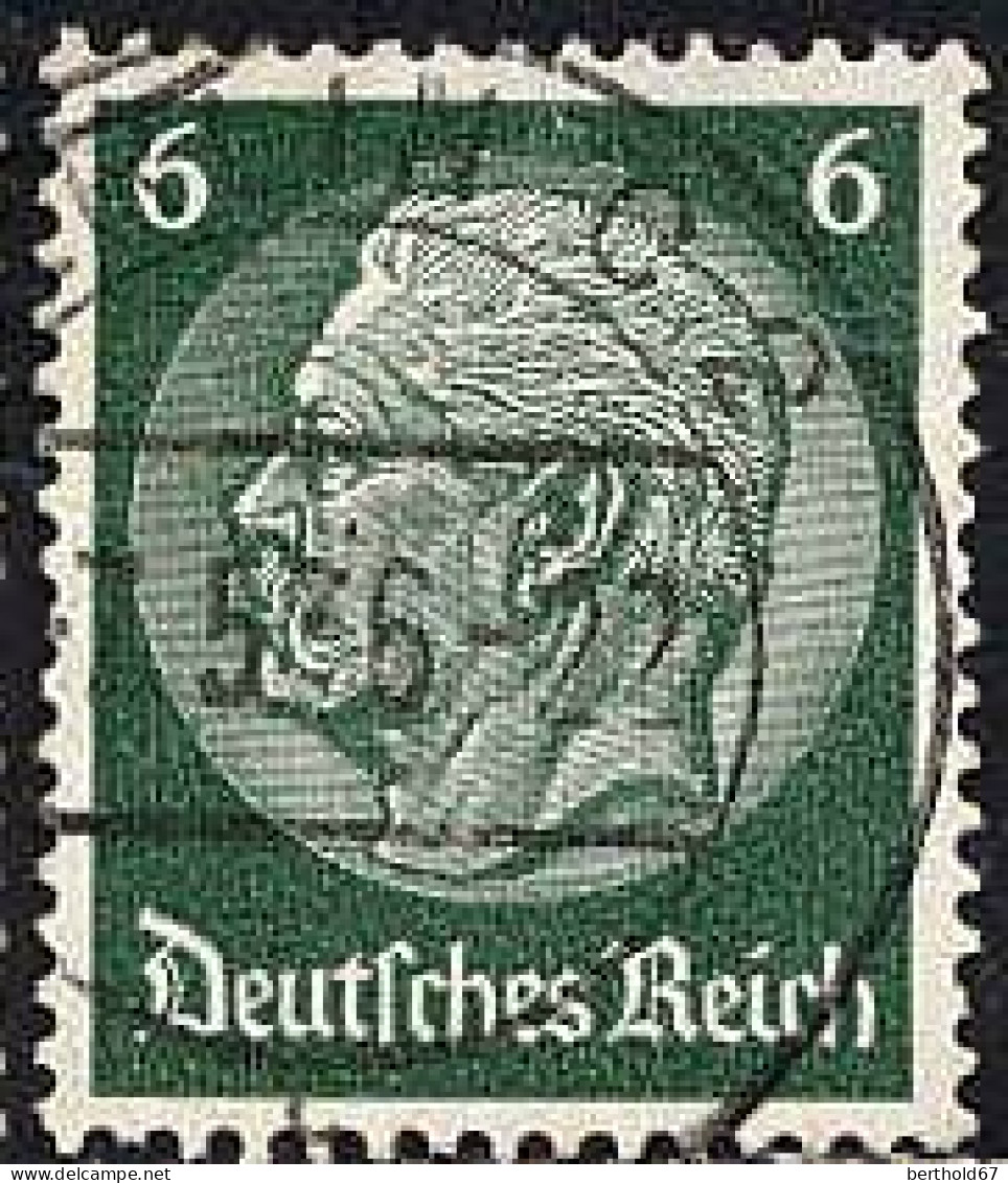 Allemagne Poste Obl Yv:487 Mi:516 Paul Von Hindenburg (TB Cachet à Date) 7-5-36 - Usati