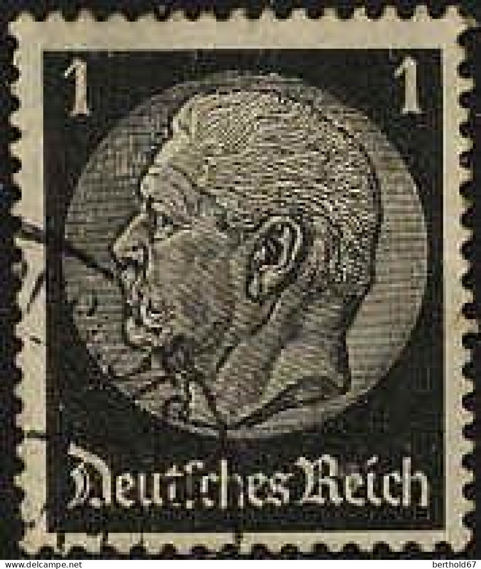 Allemagne Poste Obl Yv:483 Mi:512 Paul Von Hindenburg (Beau Cachet Rond) - Gebraucht