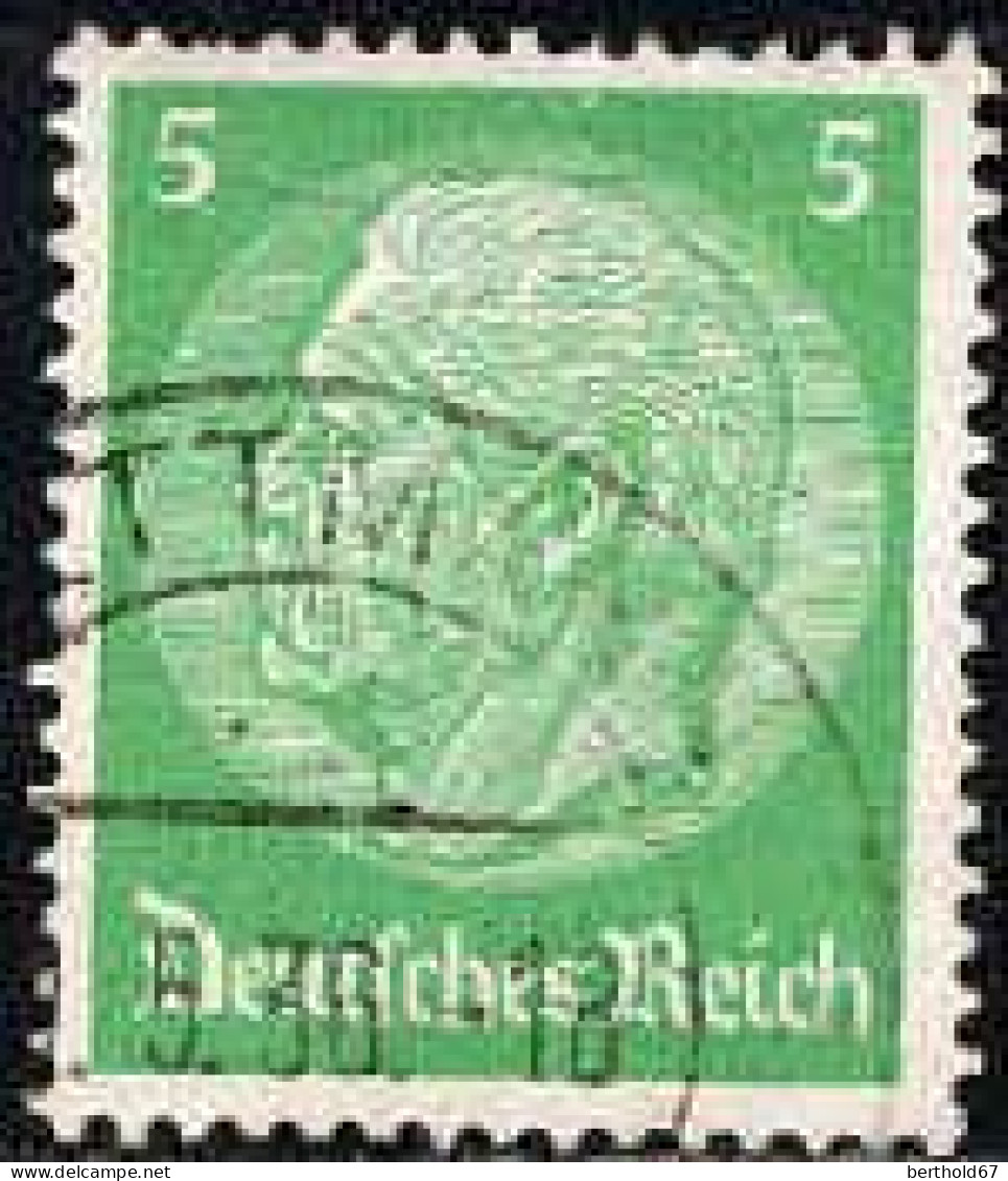 Allemagne Poste Obl Yv:444 Mi:468 Paul Von Hindenburg (TB Cachet Rond) - Oblitérés