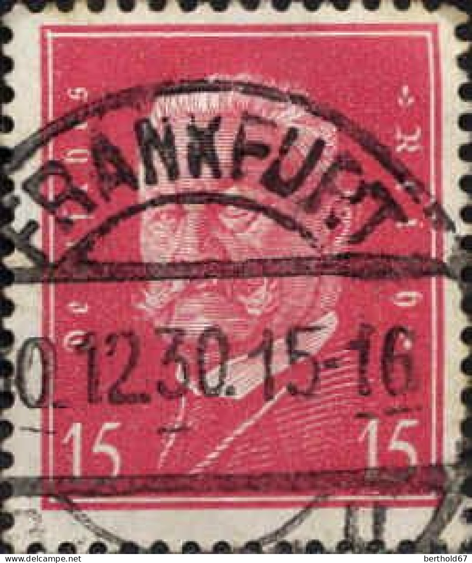 Allemagne Poste Obl Yv:405 Mi:414 Paul Von Hindenburg (TB Cachet à Date)  Frankfurt 30-12-20 - Used Stamps