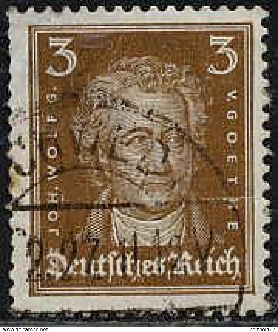 Allemagne Poste Obl Yv:379 Mi:385 Joh.Wolfg.v.Goethe (TB Cachet Rond) - Gebraucht