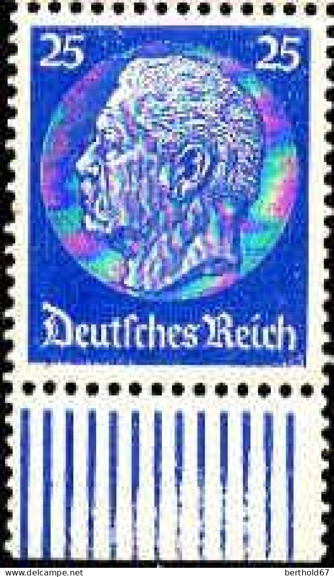 Allemagne Poste N** Yv:453 Mi:471 Paul Von Hindenburg Bord De Feuille - Unused Stamps