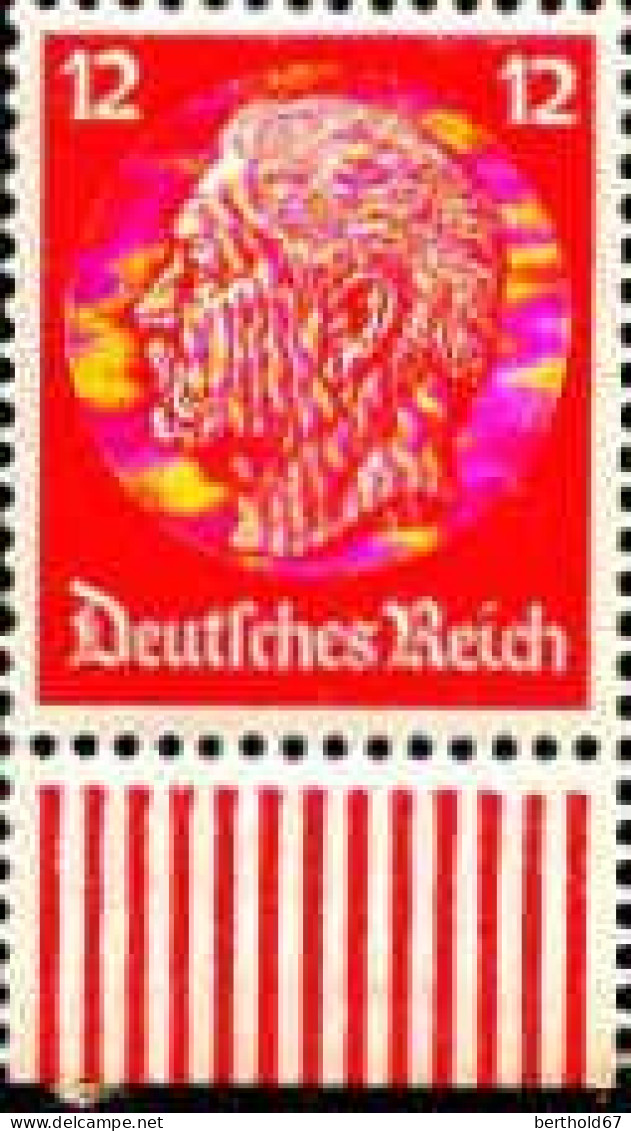 Allemagne Poste N** Yv:449 Mi:487 Paul Von Hindenburg Bord De Feuille - Unused Stamps