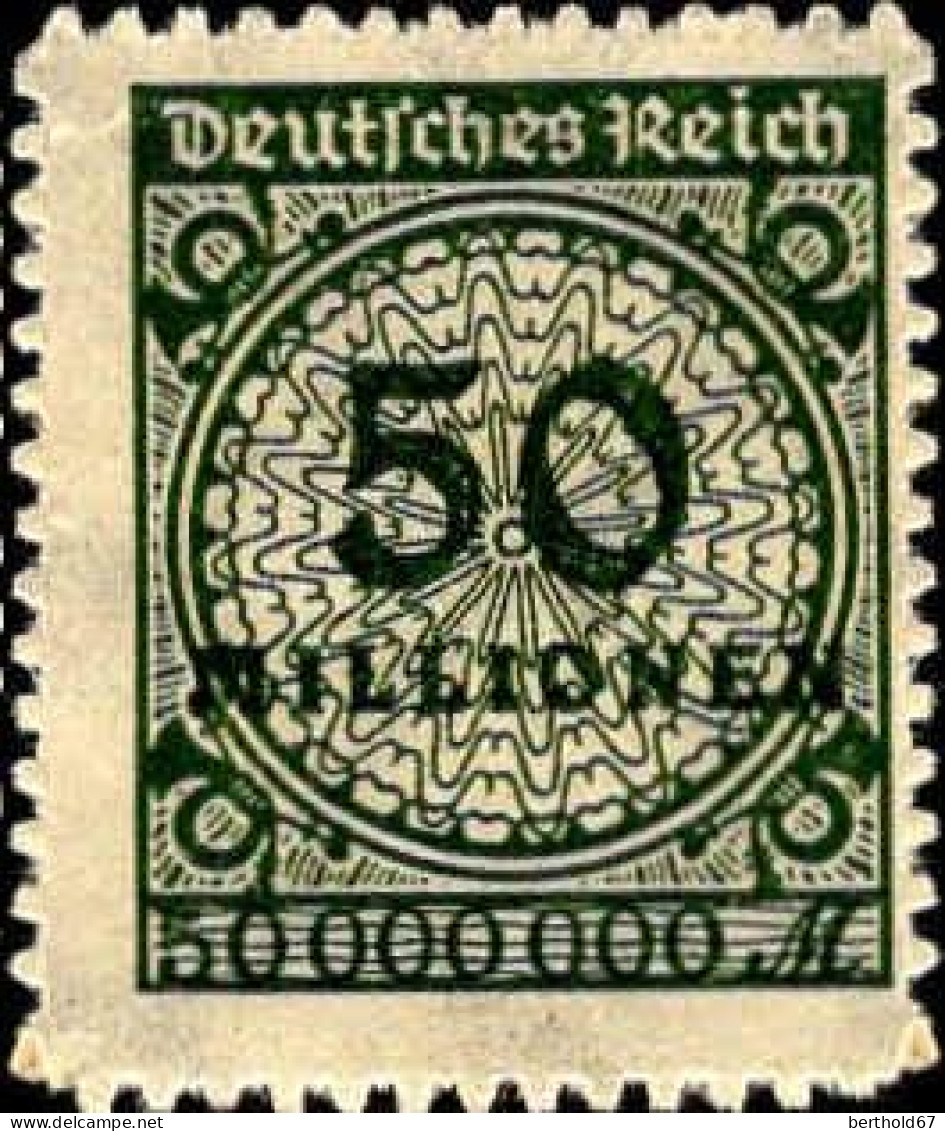 Allemagne Poste N* Yv:302 Mi:321A Chiffre & Cors De Poste (sans Gomme) - Unused Stamps