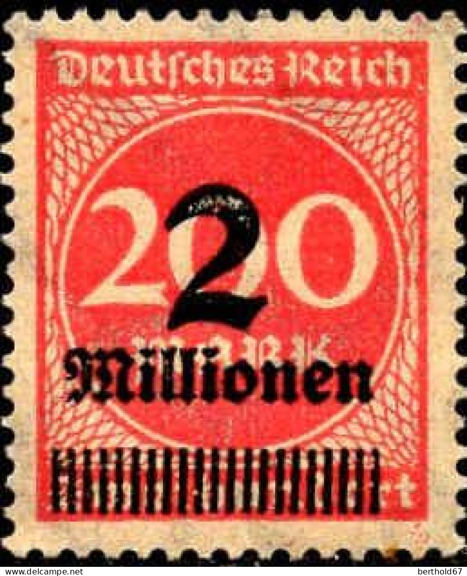 Allemagne Poste N* Yv:281 Mi:309Aa Chiffre (défaut Gomme) - Unused Stamps