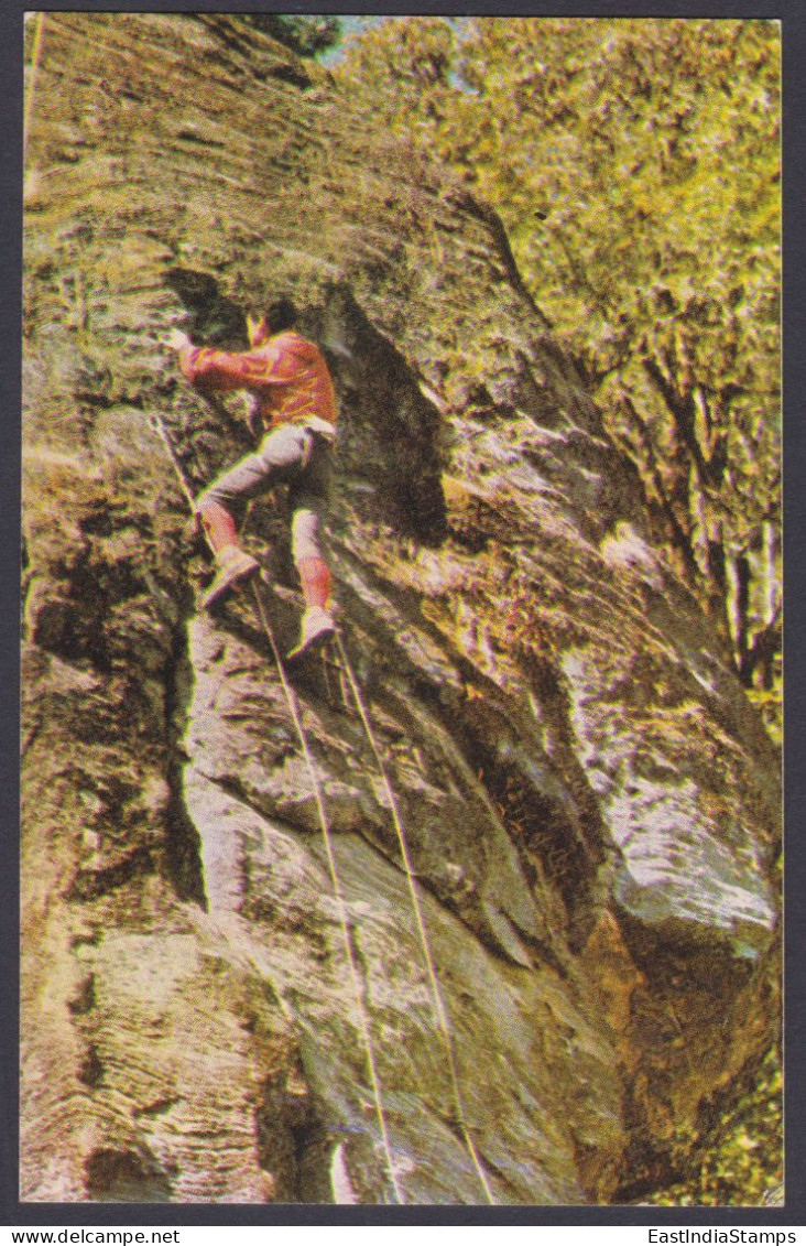 Inde India Mint Unused Postcard Army, Rock Climbing, Advertisement, Military, Militaria - Inde