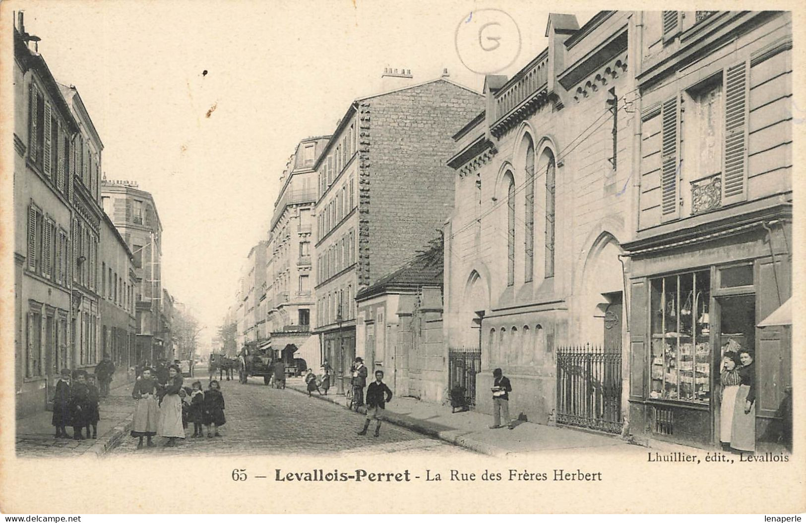 D9679 Levallois Perret La Rue Des Frères Herbert - Levallois Perret