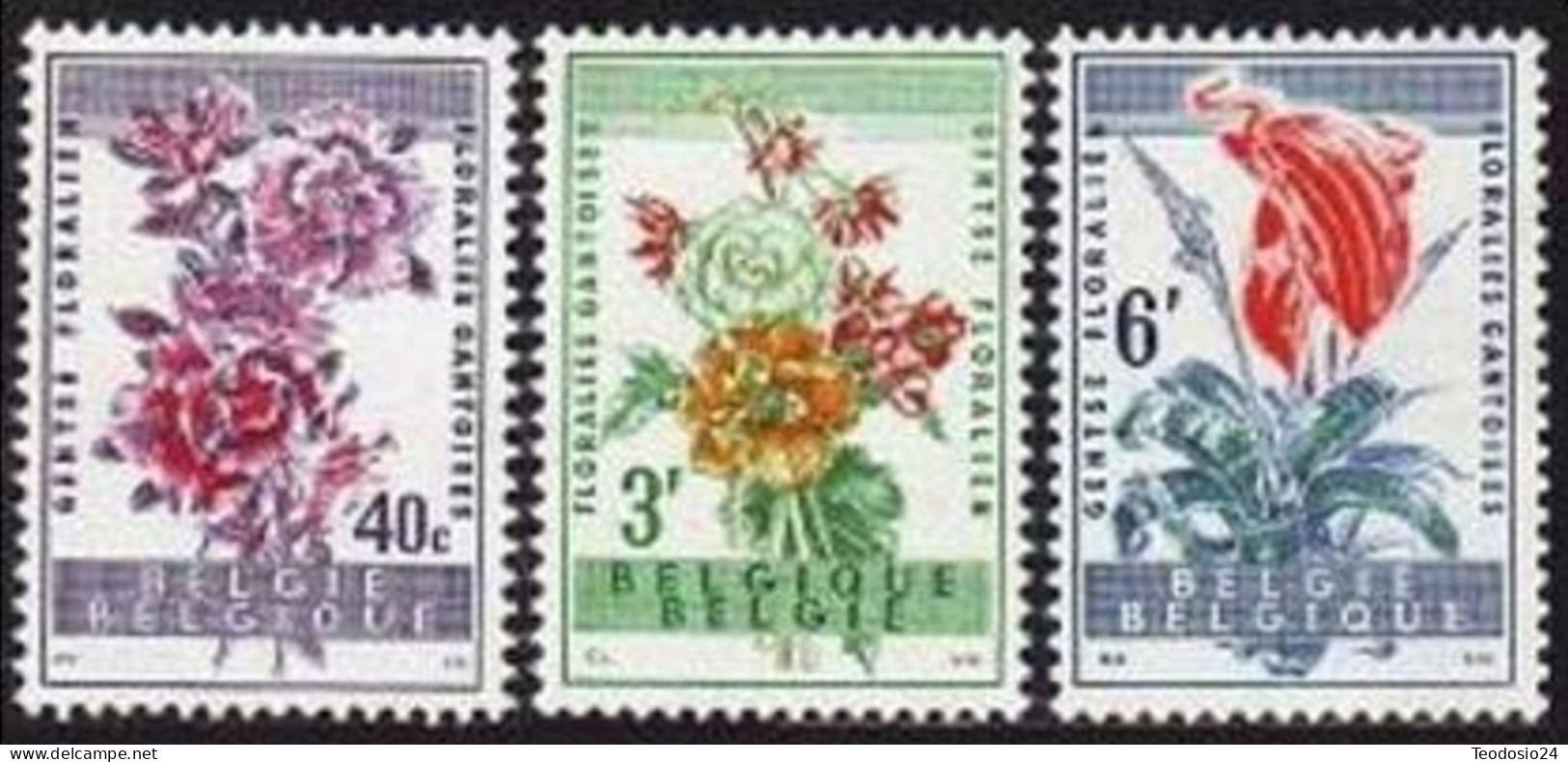 Belgique  Belgien 1960 1122/24 ** - Neufs