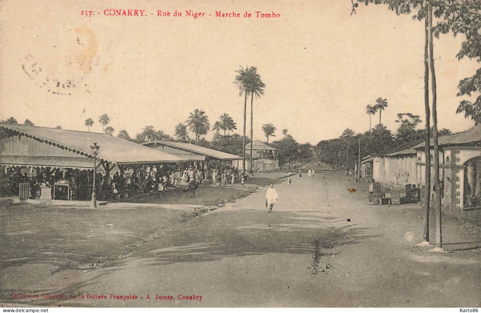 Conakry , Guinée Française * Rue Du Niger , Marché De Tombo * éthnique Ethno Ethnic - Guinea Francese