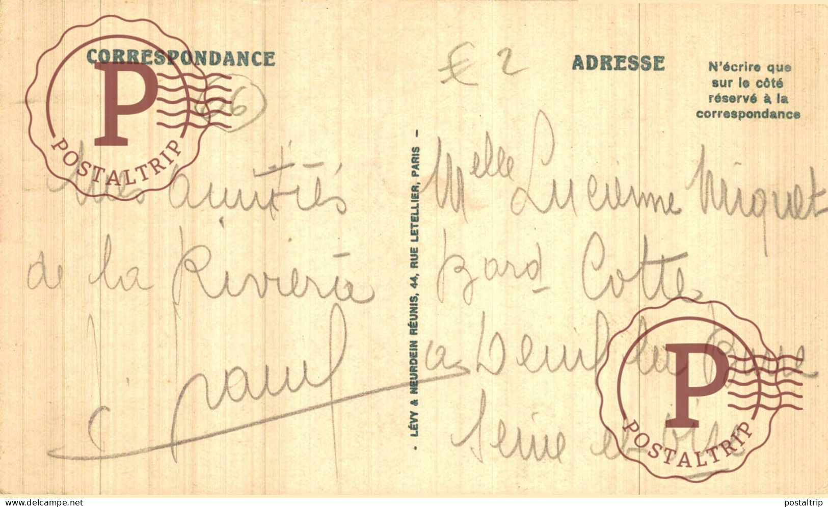 FRANCIA. FRANCE. 06 PEIRA CAVA CHEMIN DE LA PIERRE PLATE ET LES HÒTELS - Autres & Non Classés