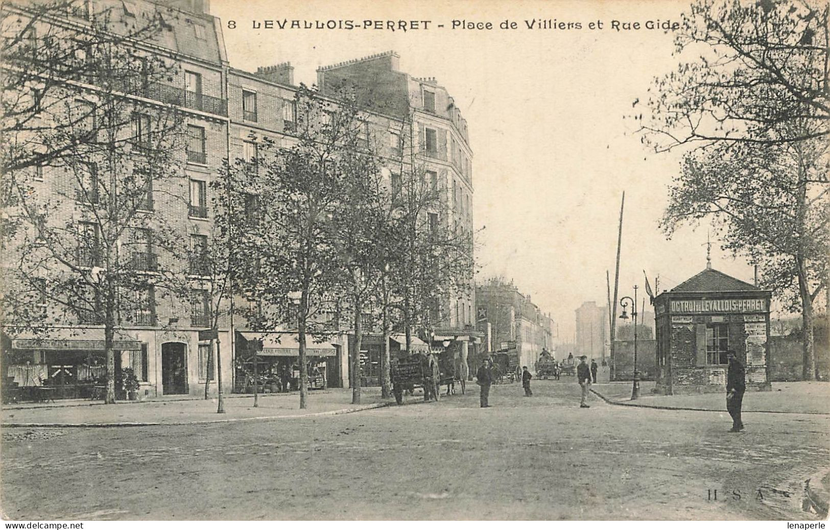 D9682 Levallois Perret Place Villiers Et Rue Gide - Levallois Perret