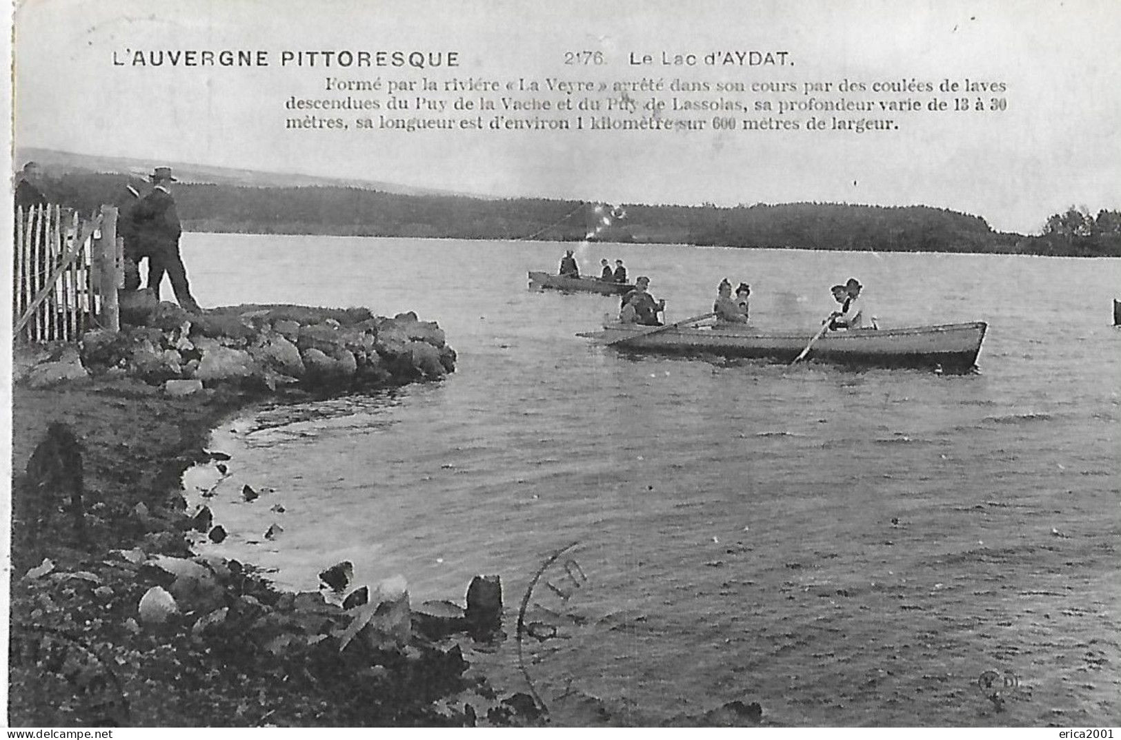 Autres & Non Classés. Aydat. La Flotille De Barques Sur Le Lac D'Aydat. - Other & Unclassified