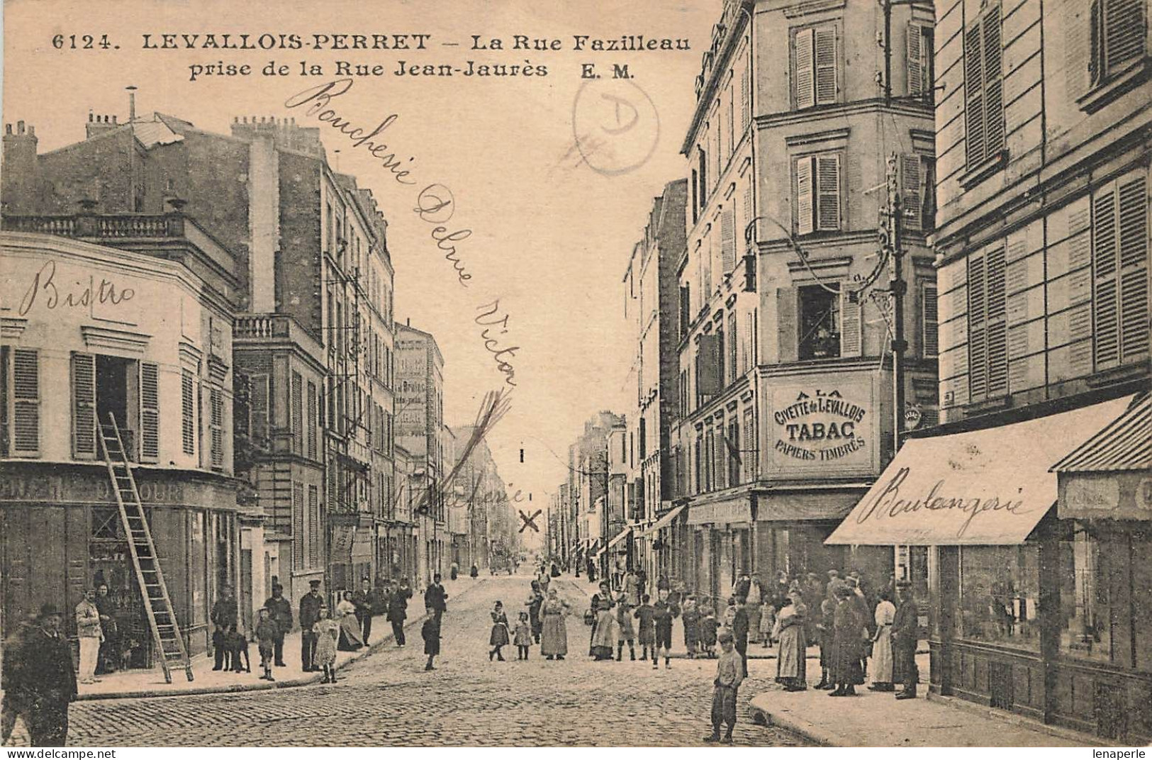 D9683 Levallois Perret La Rue Fazilleau - Levallois Perret