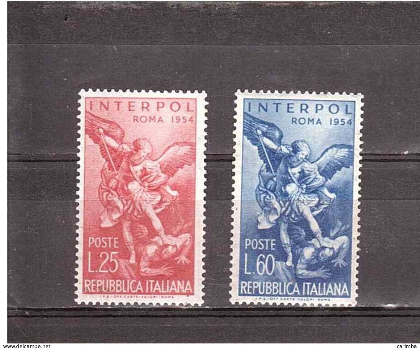 1954 INTERPOL - 1946-60: Mint/hinged