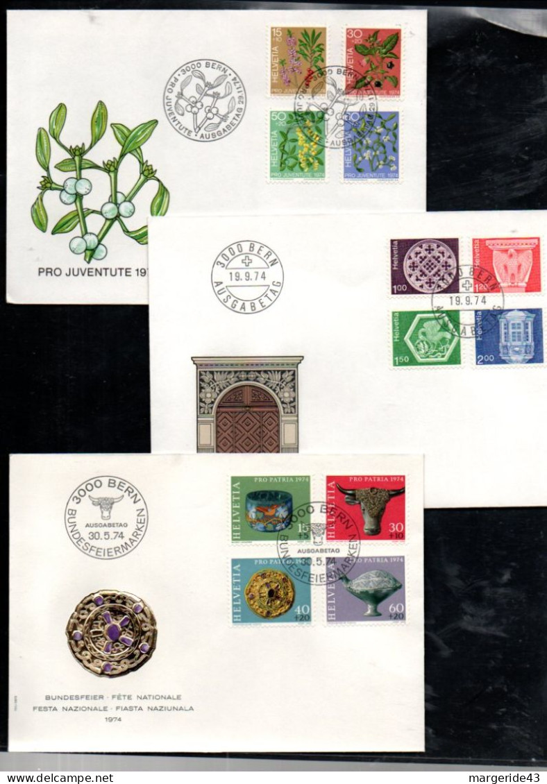 SUISSE LOT DE 47 FDC - Lots & Kiloware (mixtures) - Max. 999 Stamps