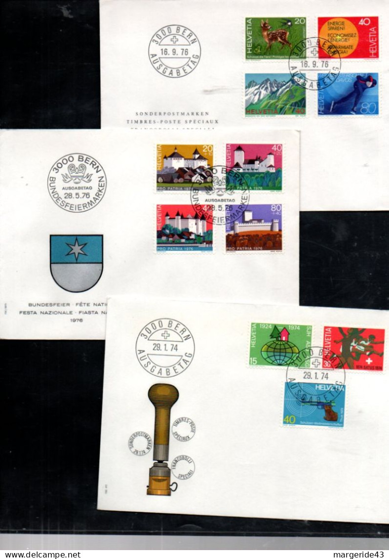 SUISSE LOT DE 47 FDC