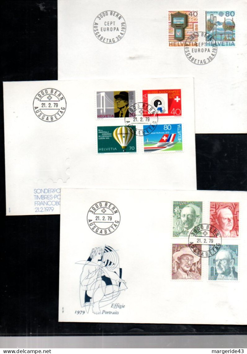 SUISSE LOT DE 47 FDC